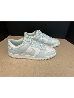 New! Mens Nike Dunk Low Retro "Glacier Blue" White Athletic Shoes. Size 13. Nice